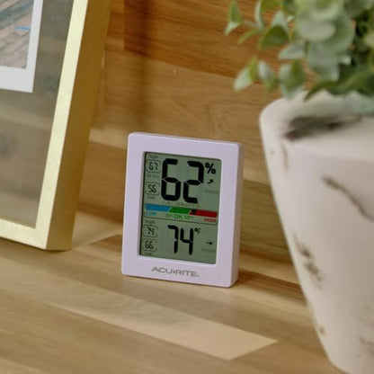 AcuRite Humidity Meter Hygrometer and Indoor Thermometer, Hygrometer - color: Hygrometer