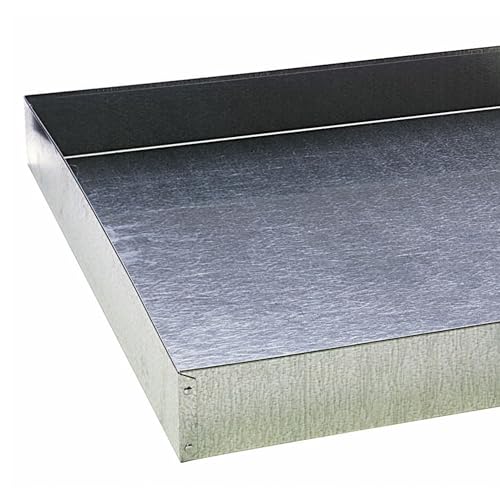 Pet Lodge® Steel Dropping Pan | Rabbit Tray Pan | Waste Pan | 30 X 30 - size: 30x30 Inch (Pack of 1)