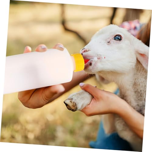 UPKOCH 1set Goat Nursing Bottles Pacifiers Lamb and Boys and Girls Feeding Kit for Small Livestock Bottles for Cattle Sheep and Goats Leak Design