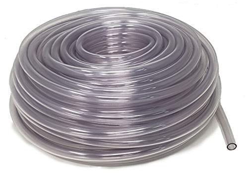 Sealproof Unreinforced PVC Food Grade Clear Vinyl Tubing, 3/8-Inch ID x 1/2-Inch OD, 100 FT - size: 100 FT
