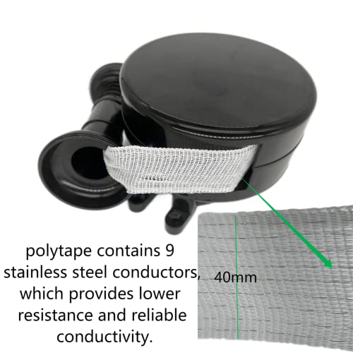 16.4ft Retractable Electric Fence Gate Handle Poly Tape