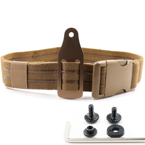 Tactical Leg Strap Drop Swivel Attachment for Holsters, Thigh Strap Belt for Leg Holster, with Quick-Release Buckle. - color: Leg Strap & Adapter-tan