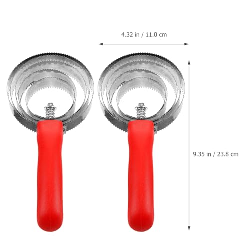 VANZACK 2Pcs Horse Hair Brush Durable Cattle Grooming Brush for Efficient Hair Removal Lightweight Comfortable Handle for Horse and Livestock Care