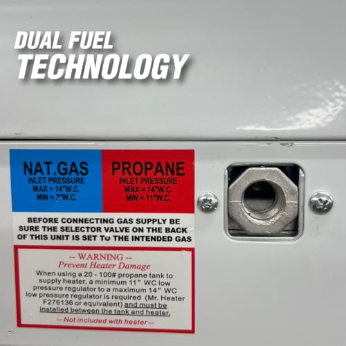 Mr. Heater 30,000 BTU Vent Free Radiant Dual Fuel Heater