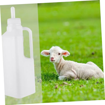 HEMOTON 850ml Silicone Sheep Nursing Bottle for Calves and Piglets Veterinary Feeding Supply Replacement Nipples for Livestock