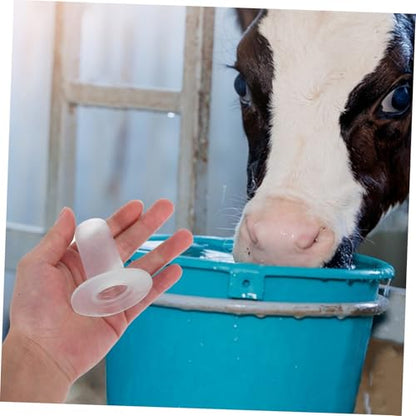 VICASKY 5pcs Nursing Teats for Young Animals Pet Feeding Nipples for Calves and Easy to and Replace Essential Feeding Supplies
