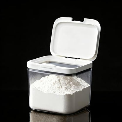 Flour Storage Container 4.5L with Easy-to-Use Dispenser - Perfect for Bakers and Cooking Enthusiasts - color: 4.5 L