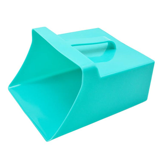Jumbo Size Food Service Utility Ice Scoop Feed Scoop Shovel 128 Ounce (TURQUOISE GREEN) for Restaurant Bar Ingredient Grain Pet Animal Dry Food - color: TURQUOISE GREEN