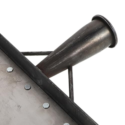 Toddmomy Heavy Duty Manganese Steel Cleaning Shovel for Farm Manure Removal, 38cm Flat Metal Scraper Tool for Barn and Livestock Facility Maintenance