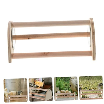 POPETPOP Roosting Bar for Hens and Chicks Wooden Coop Stand for Indoor Outdoor Use Promotes Healthy Growth and Activity for Enhanced Wellbeing