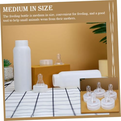 10pcs Small Pig Feeder Bottle Milk Container for Newborn to Years Silicone Pacifier Safe Material