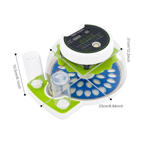 33 Incubators for Hatching Eggs, Quail Egg Incubator Automatic Turner with Dual Power Supply & Intelligent Control, Adjust Temperature & Humidity, Poultry Egg Incubator for Hatching Chicken Duck Bird - size: 33 eggs