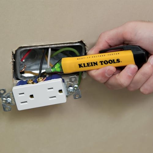 Klein Tools 80077 Voltage Test Kit, Electronic AC/DC Tester, GFCI Outlet Tester and Non-Contact Test Pen, 3-Piece