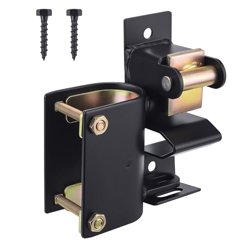 Heavy Duty One Way Farm Gate Latch - Lockable Fence Gate Latch for Metal Tube Gates, Livestock Cattle, Horse Corrals, Ranches, Pastures, Pet Cages & Fences, 1 Pack