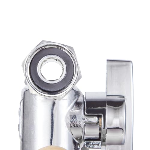 1pc Metal Brass Tube Fitting,Add-A-Tee 3-Way Compression Fitting 3/8-3/8-3/8 Tee Stop Valve 1Pack - size: 1 Pack 3/8" x 3/8" x 3/8" Tee Stop Valve