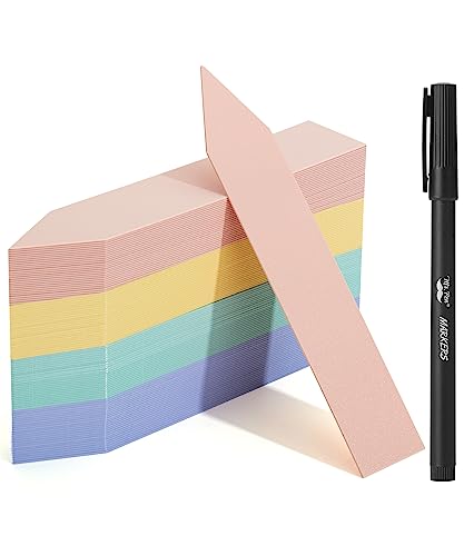 Mr. Pen- Plastic Plant Labels, 100 Pcs, 4“, Pastel Colors Plant Markers | Plant Tags, Garden Labels, Garden Markers, Plant Labels for Outdoor Garden Waterproof, Planting Sticks for Seeds - color: Pastel Plant Labels
