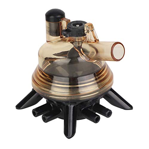 Milk Claw Cluster for 150CC Cow Sheep Milker, Milking Machine Replacement Part with Transparent Lid and Adjustable Air Valve, Compatible with Farm Milking Systems