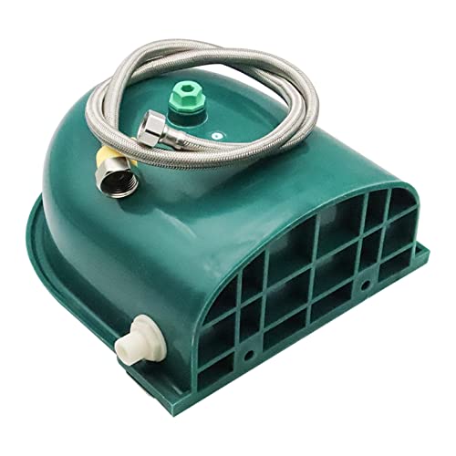 Automatic Water Bowl, Livestock Waterer for Cattle Dog Horse Goat Sheep, Outdoor Animal Drinking Water Trough Bowl with Float Valve (39.37 Inch Pipe)