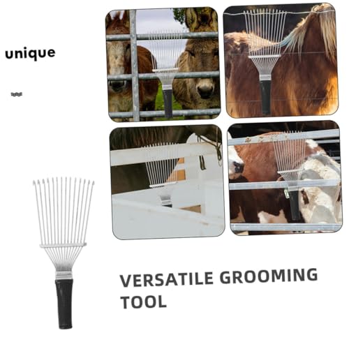 VANZACK 2Pcs Lightweight Deshedding Tool for Grooming Brush Cattle Shedding Brush Portable Goat Hair Remover for Clothes Carpets and Travel Compact and Effortless Use