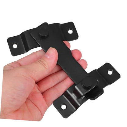 POPETPOP Stainless Steel Heavy Duty Barn Door Latch Lock Secure Flip Lock for Gates and Fences PET Cage Weather-Resistant Door Hardware
