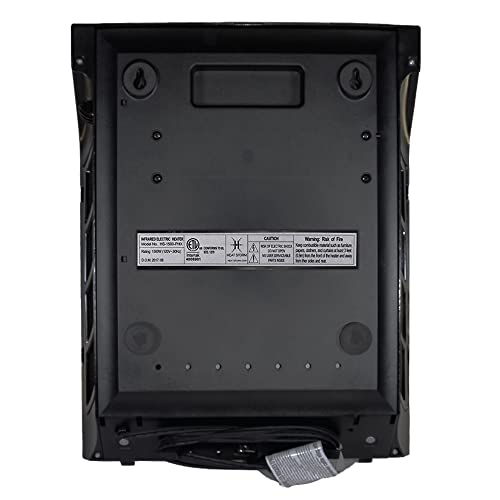 Heat Storm Wall Gray HS-1000-WX Deluxe Indoor Infrared Space Saving-1000 Watts-Remote Control-Home & Office Heater-Safe to Touch Grill, 13x4x17 - color: Gray