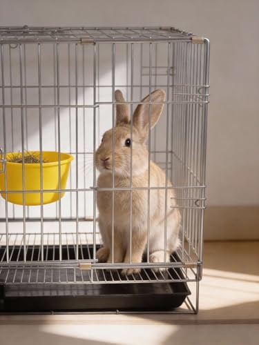 5pcs Cage Cups 25oz Feeder and Waterer Chicken Food Bowl, Hanging Rabbit Drinker Cup Yellow Bird Water Container with Hooks,Pet Feeding Dish for Small Animals - size: 5 Pack