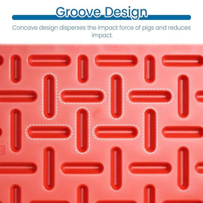 Multi-Species Livestock Show Panel, 3-in-1 Hog, Sheep & Goat Sorting Board for Farm and Fair Use, Textured Surface Pig Sorting Board for Positive Grip in Muddy Conditions - size: 30 5/16" x 18 1/2"