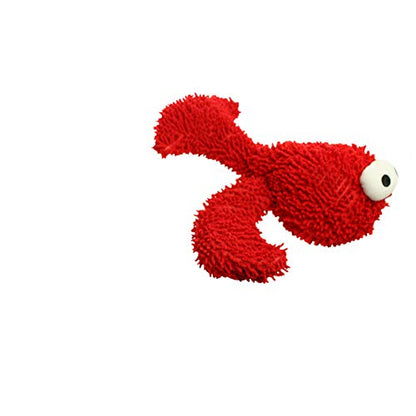 MIGHTY® 2 Pack Microfiber Large Lobster Ultra Durable Plush Dog Toy | Multiple Layers & Reinforced Seams , Washable and Floats , Mighty® Construction - color: 2PK Red Lobster