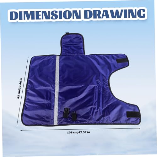 Calf Blankets for Winter Soft & Warm Thickened Goat Blanket Waterproof & Windproof Adjustable Calf Blanket for Keep Cow, Oxen and Horses Winter Warmming.
