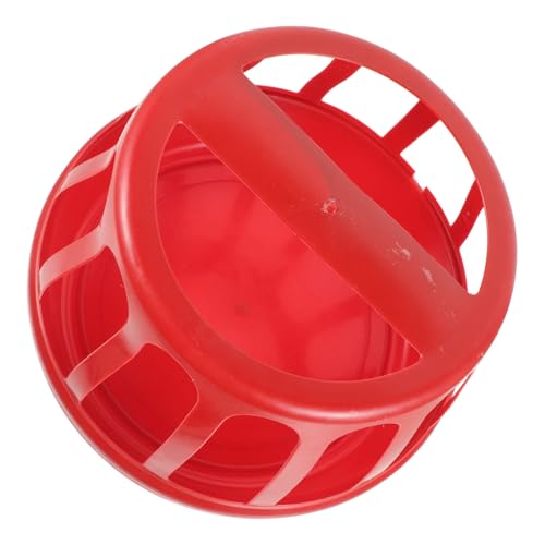 Portable Chicken Feeder Trough Durable Poultry Feeding Container Multi Functional Design for Dry and Wet Food Convenient for and Other Poultry Capacity