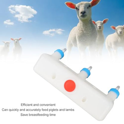 3 Pacifier Small Animal Milk Feeder Piglet Puppy Baby Lamp Goat Milk Feeder Farm Drinking Equipment, for Feeding Baby Goats, Small Animal Milk Feeder Goat Milk Bottle Milk Feeder