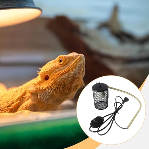 Lamp Cage Heater Guard Warmer Lamp Anti Scald Lamp Holder Sturdy Iron Construction Design Suitable for Bearded