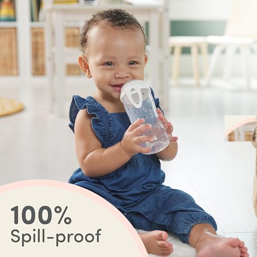 NUK Replacement Silicone Spout for Select NUK Cups, Spill-Proof, Soft Spout, Dishwasher-Safe, BPA-Free, Clear, Pack of 1