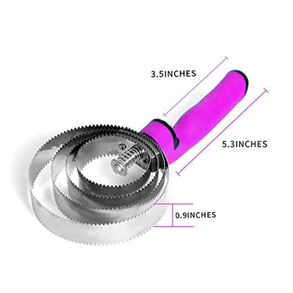 BOTH WINNERS Reversible Stainless Steel Curry Comb with Soft Touch Grip (Pink) - color: pink
