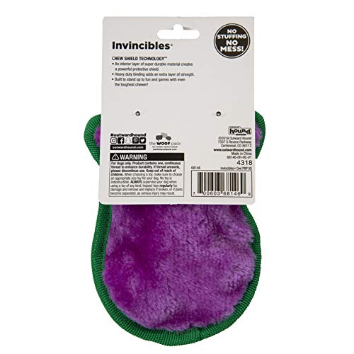 Outward Hound Durablez Minis – Squeaky Plush Dog Toy, No Stuffing for Less Mess, Interactive & Tough, Jumbo Squeaker, Puppies & Small Dogs, Owl, 5.8", (Pack of 2) - color: Owl, size: X-Small (Pack of 2)