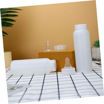 10pcs Small Pig Feeder Bottle Milk Container for Newborn to Years Silicone Pacifier Safe Material