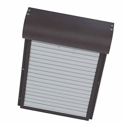 generic Automatic Chicken Hen Door with Timer, Battery Metal and Plastic Curtain Door for Poultry Safety, Rusty with LED Display for