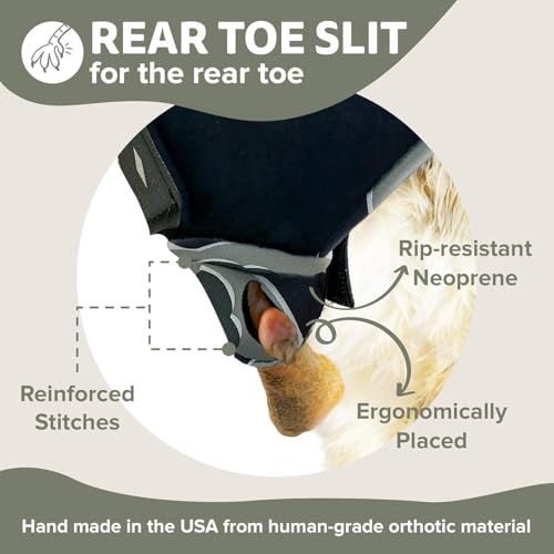 Chicken Shoes for Injured Feet – Protective Neoprene Footwear for Chicken, Open-Toe Design for Bumblefoot Relief, Made in USA (Chicken Shoes, Gray Camouflage, Medium Chickens) - color: Gray Camouflage