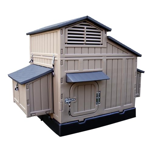 Formex Snap Lock Large Chicken Coop Backyard Hen House 4-6 Large 6-12 Bantams - style: Large Coop