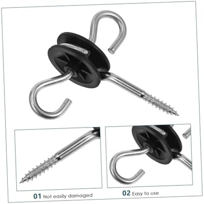 BESPORTBLE 4pcs Electric Fence Insulator Kit for Cattle and Ranch Fencing Weather-Resistant Design for Secure Connections and Versatile Use in All Climates