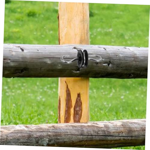 BESPORTBLE 4pcs Screw-in Electric Fence Insulator for Posts Durable and Weather-Resistant for Fencing and Livestock Safety