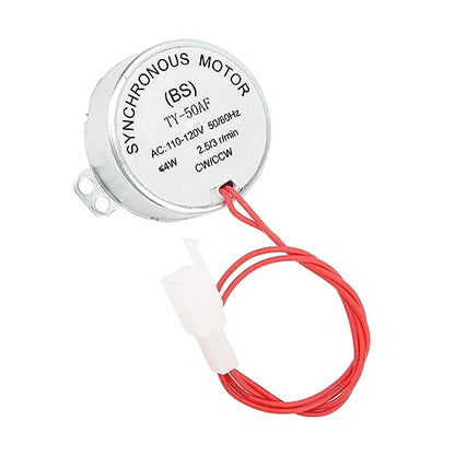 4W Incubator Motor with CW CCW Dual Mode, Stable Speed for Egg Turning Poultry Hatchery (110V) - size: 110V