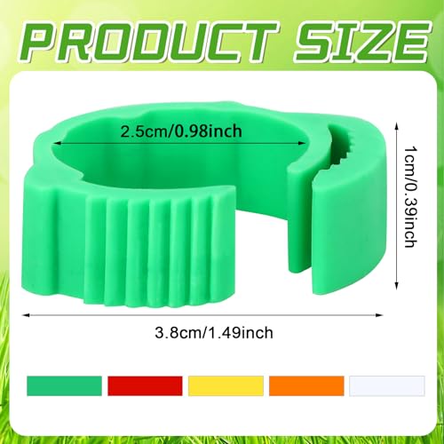 PETKNOWS 150 PCS Plastic Chicken Leg Bands,Adjustable Poultry Leg Rings Color-Coded Leg Bands for Chickens for Hens Ducks Quails Small Bird Pigeons Goose Turkey Flock Management
