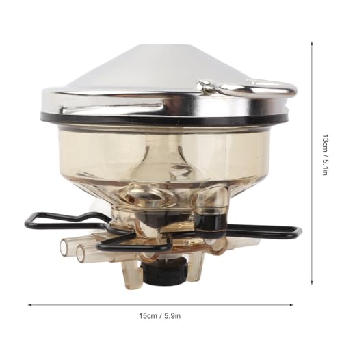 350cc Farm Milking Claw Collector, Milking Machine Accessories for Cow and Sheep, PC Milk Collector with Closed Valve and Straight Buckle for Dairy Farming