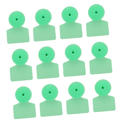 100Pcs Blank Ear Tags for Cattle and Farm Animals Durable Lightweight and Fade Identification Tags for Livestock Management for Cows Pigs and Goats