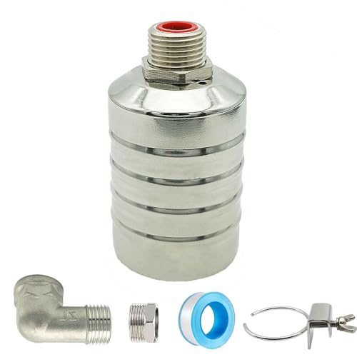Float Valve,1/2" to 3/4" Water Float Valve,304 Stainless Steel Fully Automatic Water Level Controller for Water Tank,Pool, Livestock Troughs. - size: 1/2 Float Valve-3/4