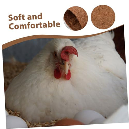 Kisangel 4Pcs Nest Pads Reusable Bedding Liners for Nesting Boxes Soft Gentle Material Easy to Clean Chicken Coop Bedding for Poultry Setup