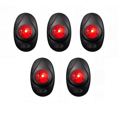 Electric Fence Alert Live Fence Indicator Electronic Fence Fault Finder for Farm Waterproof Fence Voltage Alert Clips to Wire or Tape Fences Black-5P - color: Black, size: 5 pcs