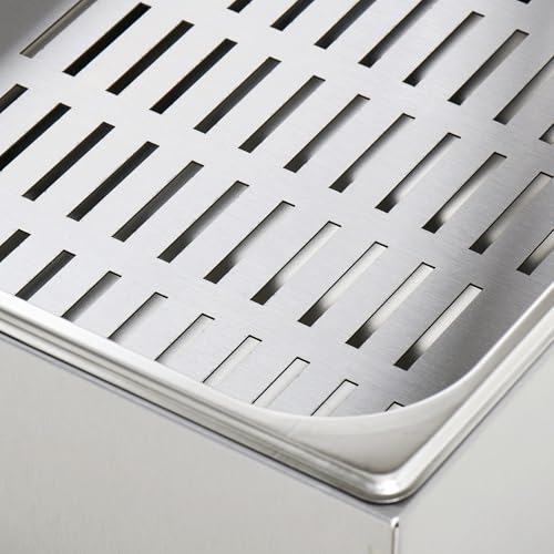 Kratos Commercial French Fry Warmer/Dump Station, Stainless Steel Electric Freestanding Countertop Food Warmer 120V, 1000W (31M-011) - size: Fry Dump Station-Stainless Steel