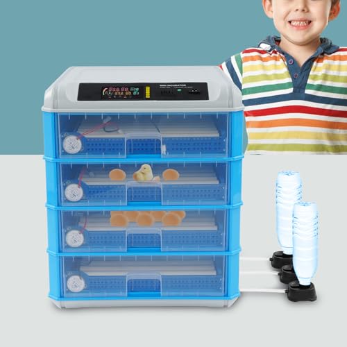 Automatic Egg Incubator, 80W 110V 240 Egg Incubator, Poultry Hatcher Machine with Automatic Egg Turning, Temperature & Humidity Control and LED Screen, Incubator for Chickens Ducks Birds (240 Egg) - size: 240 Egg